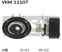 Skf vkm 11107 rolka napinająca seat, seat inca (6k9), vw polo classic (6kv2)